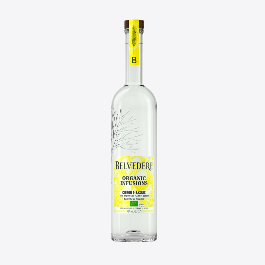 Belvedere Organic Infusion Citron & Basilic